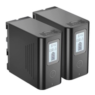 JYJZPB 2 Pack NP-F970 Replace Battery for Sony NP-F970 NP-F960 NP-F950 NP-F930 NP-F550 NP-F530 NP-F5