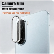 Screen Protector For Poco C81 Pro C85X A7 Pro 4G 5G 2026 Camera Lens Diamond Metal Protector Glass B