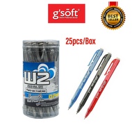 G'Soft Ball Pen W2 0.5mm/0.7mm (25pcs/Box)