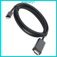 KOKO USB C To Interface 1 8M  Resolution Cable 4K Resolution for Conference Existence