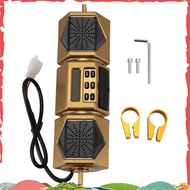 Motorcycle MP3 Player Handlebar Speaker Bluetooth Music FM Radio