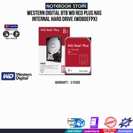 [ผ่อน 0% 10 ด.]WESTERN DIGITAL 8TB WD RED PLUS NAS INTERNAL HARD DRIVE (WD80EFPX)/ประกัน 3 Years