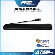 ATP Black Series 30 Inch LED Light Bar With RGB Backlight (1 Piece) Offroad