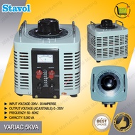 Stavol Variac 5KVA Manual Voltage Regulator, Adjustable Voltage Output