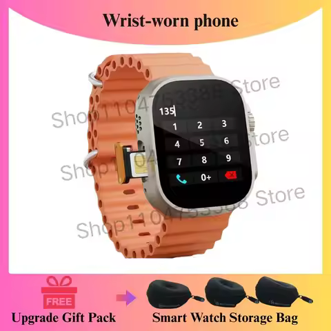 2025 New DW100 Smart Watch S10 Ultra 3 Android 10.0 180° Rotary Blood Pressure Camera GPS WIFI 2.29 