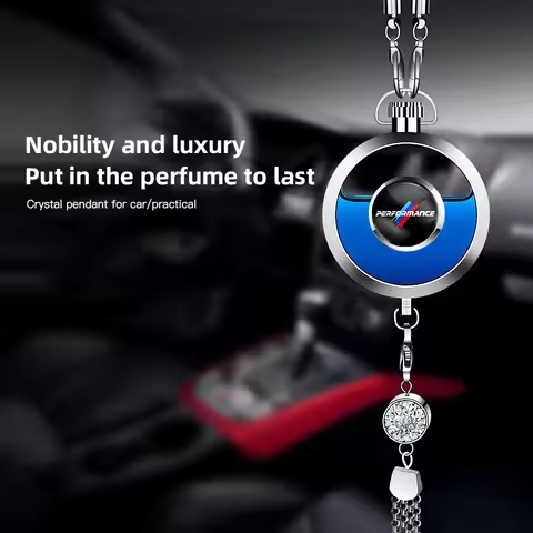 Car Perfume Pendant Air Freshener Hanging Diffuser For BMW Performance F25 F26 F15 F16 E90 E91 E92 E