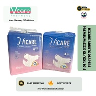 HICARE ADULT DIAPERS PREMIUM SIZE XL/XXL 10'S (LAMPIN DEWASA)