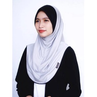 TUDUNG SUKAN #IBUGARANG PIPING 2 TONE