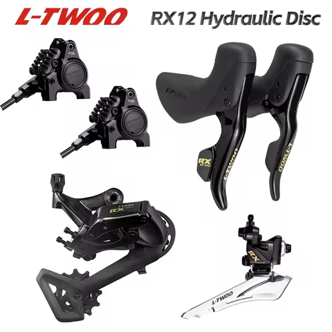 LTWOO RX / R9 Disc 2x12s / 2x11s Road Hydraulic Disc Brake Groupset, 6 kit, Benchmark R7170 R8170
