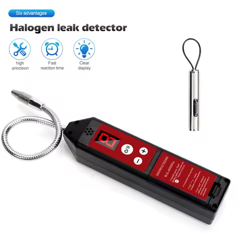 Halogen Gas Detector Refrigerant Freon Leak Detector Air Conditioning Tool R22a R134a CFC HFC HCFC G