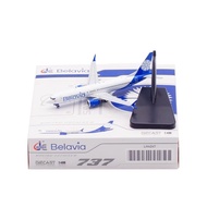 JC Wings 1: 400 Alloy Airplane Model Belarus Airlines B737 MAX8 EW-528PA