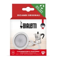 Bialetti Spare Replacement Silicone Ring Gasket + Filter Plate for 3-4 cup from Seoul Korea