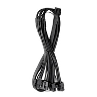 Basics C-Series 12VHPWR StealthSense PCI-e Cable for Corsair (Black, 16-pin to Quad 8-pin, 60cm)