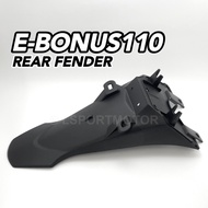 SYM E-BONUS110 REAR FENDER (MATTE BLACK) 80100-SA5-000 EBONUS110 EBONUS 110 E BONUS MUGUARD BELAKANG