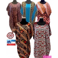 Baju tidur Batik borneo kaftan kelawar fit(m-xxl)