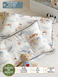 ปลอกหมอนสองชั้นจากเส้นใยไผ่ 30x50 ซม. ลายการ์ตูน