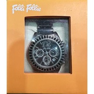Folli Follie 女用黑色三眼陶瓷錶 (八成新）