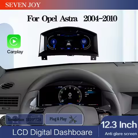 Cluster For Opel Astra H 2004-2010, Zafira B 2005-2014 Digital speedometer Dashboard LCD instrument 