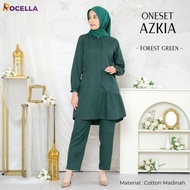 Promo Setelan Baju Tunik dan Celana Rocella Azkia Wanita Dewasa Muslim
