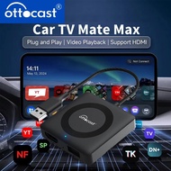 OTTOCAST Car TV Mate C4 Wireless Android Auto CarPlay Adapter Support for HDMI Input Video Converter
