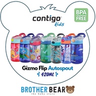 CONTIGO Gizmo Flip Autospout Kids Water Bottle 420ml | BROTHER BEAR