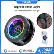 NEEWER Magnetic Phone Cooler แม่เหล็ก พัดลมระบายความร้อนโทรศัพท์ USB พร้อมระบบควบคุมอุณหภูมิอัจฉริยะ