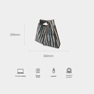ELLE(Elle) | Striped Commuter Tote Bag