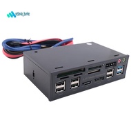 5.25 Inch Usb 3.0 Front Panel Pc Usb 3.0/2.0 Hub E-  Audio Multi Card Reader for Computer Case Optic