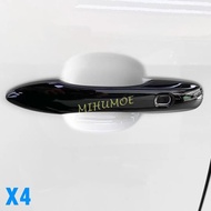 Glossy Black Car Side Door Handle Cover Trim  For 2023-2025 Toyota Noah Voxy R90 Suzuki Landy Access