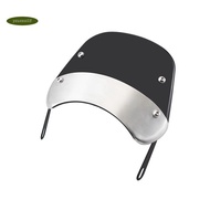 Motorcycle Windshield Wind Deflector Windscreen for  CT125 CT 125 Super  2020-2021(Black)
