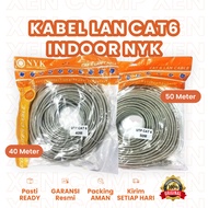 NYK CAT 6 40 METER UTP LAN CABLE 50 METER/ cat6 UTP LAN cable/ Nyk 40m 50m/ cat 6 ethernet cable