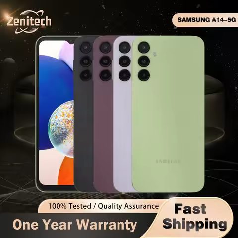 Original Samsung Galaxy A14 A146B/DS 5G Mobile Phone Dual SIM 6.6" 64GB/128GB 50MP+2MP+13MP Exynos 1