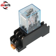 DIN Rail Relay 35mm DIN Rail Mount Electromagnetic Relay 10A 240VAC/28VDC