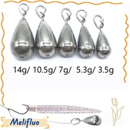 MELIFLUO Weights Additional Weight Quick Release Casting Fishing Tools Outdoors Tungsten Fastach Sin