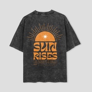 MADMAN Washed SUNRISES Oversized T-Shirt | WO DMDM - 102