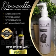 ( Combo set ) 1 Growniella Hair Therapy Shampoo 250ml + 1 Growniella Hairspray 100ml (authorized dis