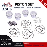 ASDL 4 Set Motorcycle Cylinder Engine Piston Rings 56mm 56.25mm 56.5mm 56.75mm 57mm STD +25 +50 +75 