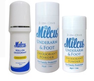 Milcu Underarm & Foot deodorant powder/roll on
