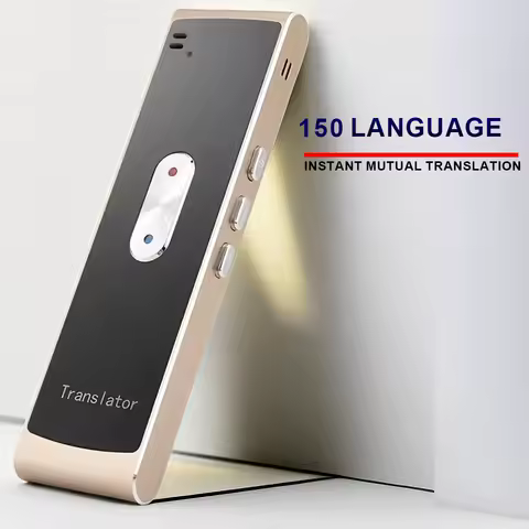 Portable Language Translator Device, Two-Way Instant Translator, APP Online Voice Translation, 150 L