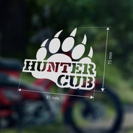 Honda CT125 Hunter Cub Lettering Bear Paw Decoration Car Sticker