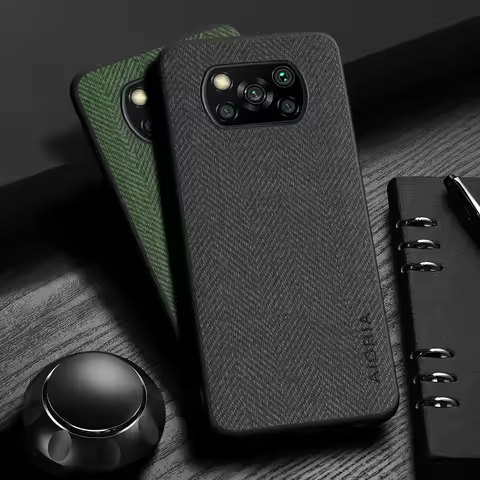 Case for Poco X3 Pro GT NFC X4 NFC GT Design Simple, Lightweight, Durable Leather wood grain cover f