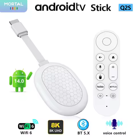 Factory direct sales Android 14.0 Allwinner H313 Quad Core TV stick Support NETFLIX YOUTUBE Wifi6 BT