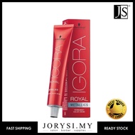 SCHWARZKOPF IGORA Royal METALLICS Permanent Hair Colour Cream - 60ML (JS)