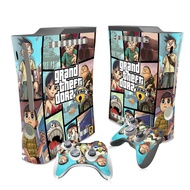 New style GTA Good Quality Protective Sticker Vinyl Skins for XBOX 360 fat New game TN-XBOX 360-5176 new design