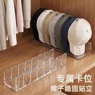 Acrylic hat display and storage rack, dormitory baseball cap display rack, baseball cap stand, trans