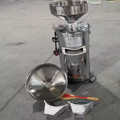 Sauce Making Machine Vertical Nut Butter Bean Sesame Groundnut Pistachio Peanut Paste Machine Commer