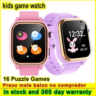 Game Smart Watch Kids 16 Puzzle Games Camera Music Play Video Record 12/24 HR Alarm Clock Bady Digit