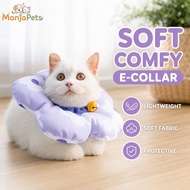 Pet Recovery Collar Elizabeth Cone Anti Lick Cat Dog Protective Neck Ring Adjustable Lembut