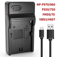 USB Charger Suitable for Sony NP-F970F770F550 Battery Charger USB Fast Charger