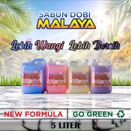 5 LITER SABUN DOBI MALAYA berserta Pewangi pencucirumah